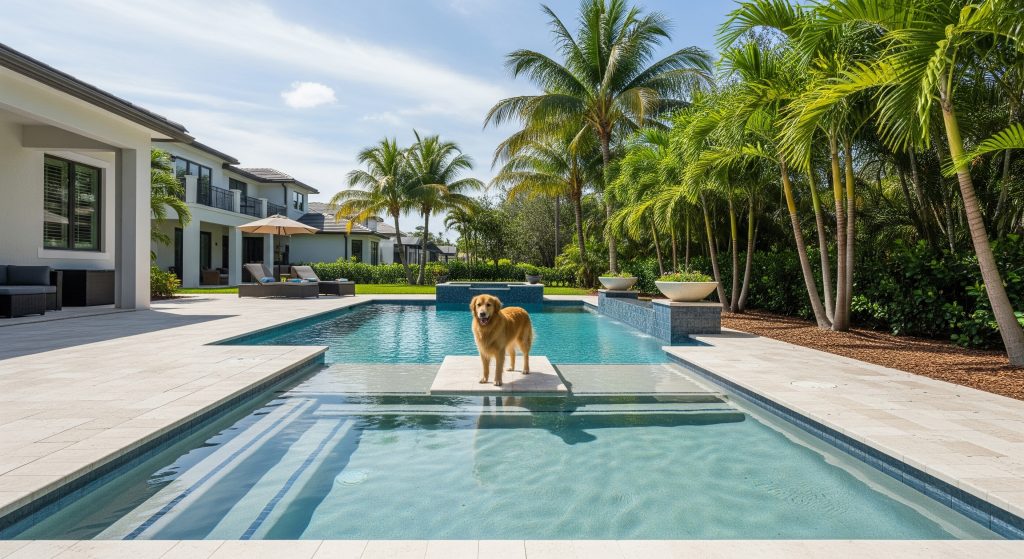 Pools & Pets: How to Design a Pet-Friendly Pool in Florida